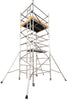 Youngman Light Weight Heavy Duty 7m Double Width Aluminum Access Scaffold Towers - BoSS